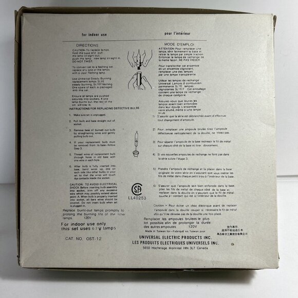 Illuminated Tree Topper Window Decor Christmas Wreath Universal Lights Tested - Picture 6 of 6